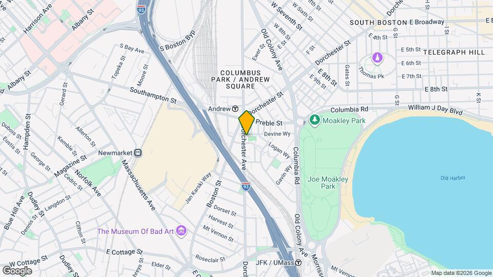 632 Dorchester Ave, Unit 3 Map and Location Details