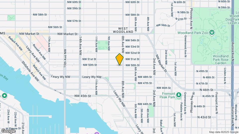 811 NW 50th St Map and Location Details