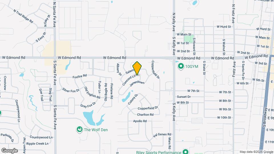 1312 Concord Ln Map and Location Details