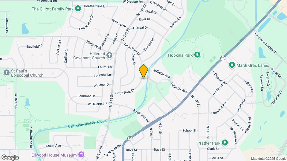 171 Tilton Park Dr Map and Location Details