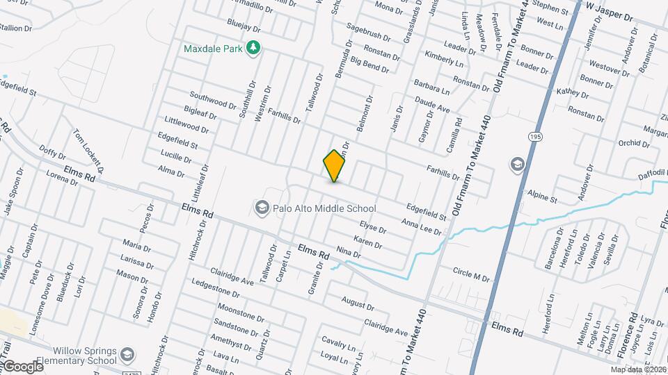 1604 Edgefield St Map and Location Details