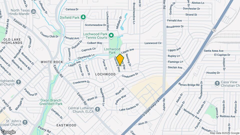11616 Tuscany Way Map and Location Details