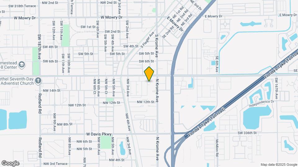 1493 NW 1st Ave Map and Location Details