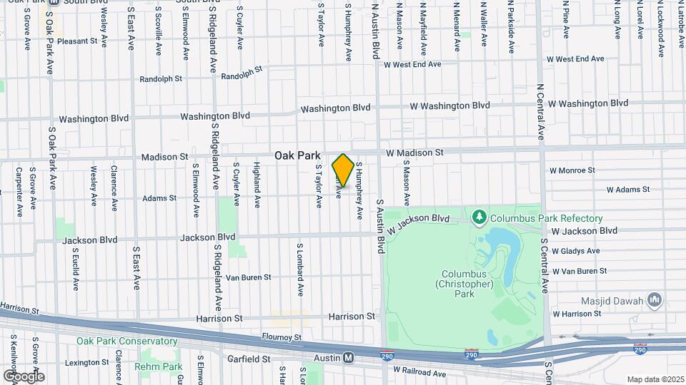 544 Lyman Ave Map and Location Details