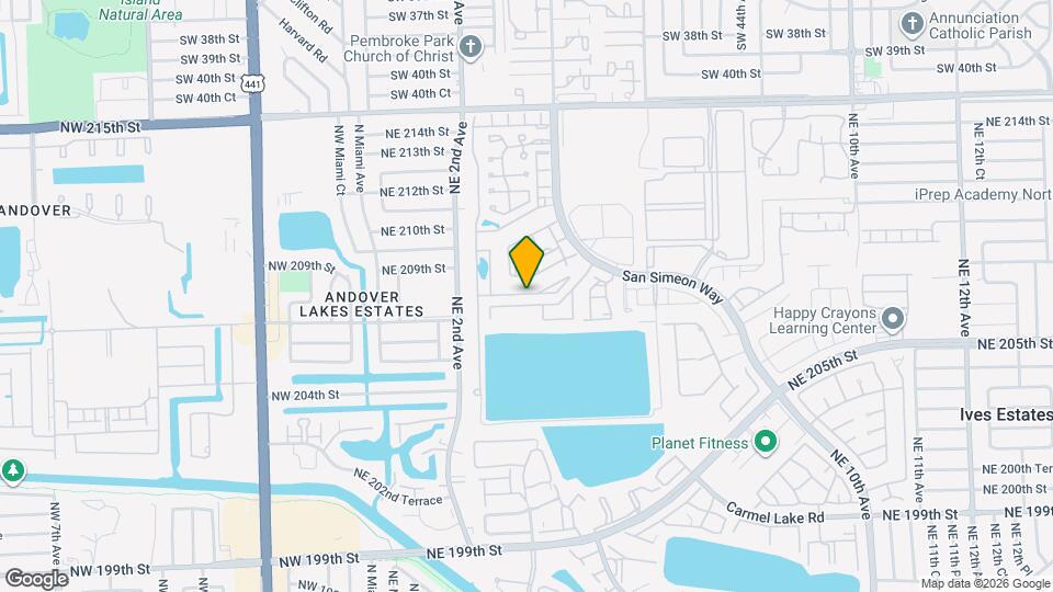 346 NE 208th Ter Map and Location Details