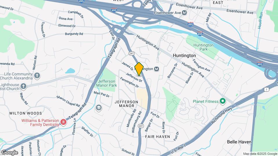 2614 Jefferson Dr Map and Location Details