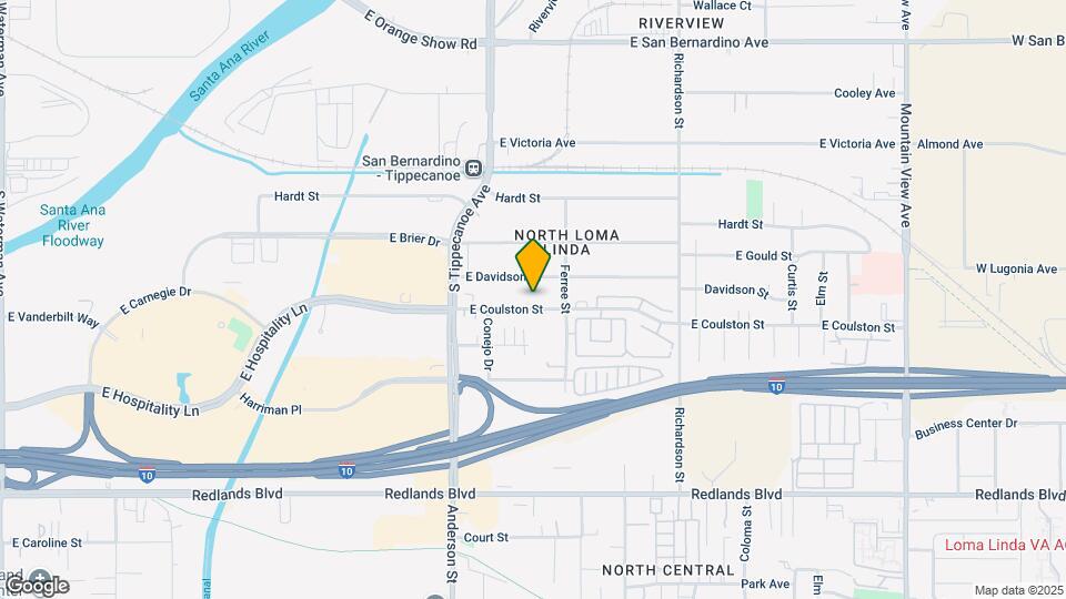 1270 E Coulston St Map and Location Details