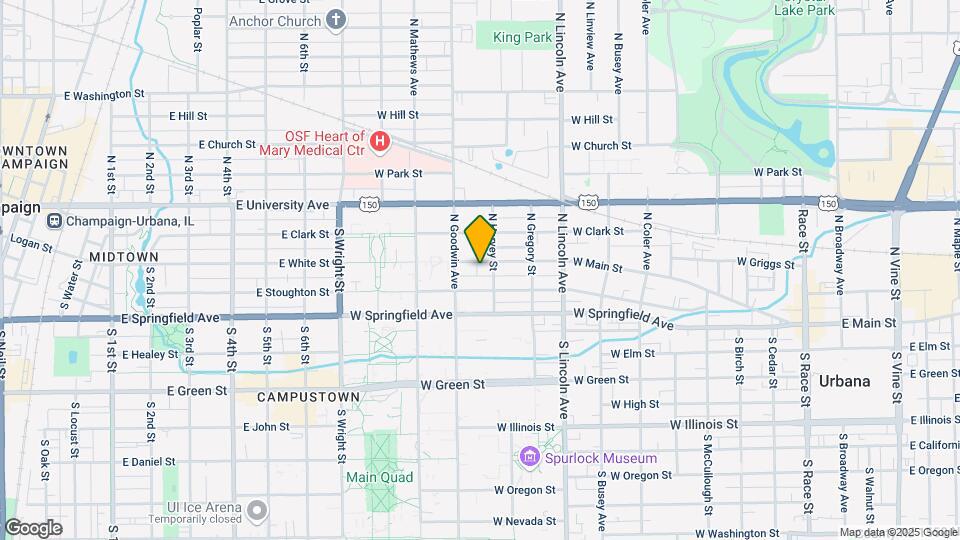 1105 W Main Map and Location Details