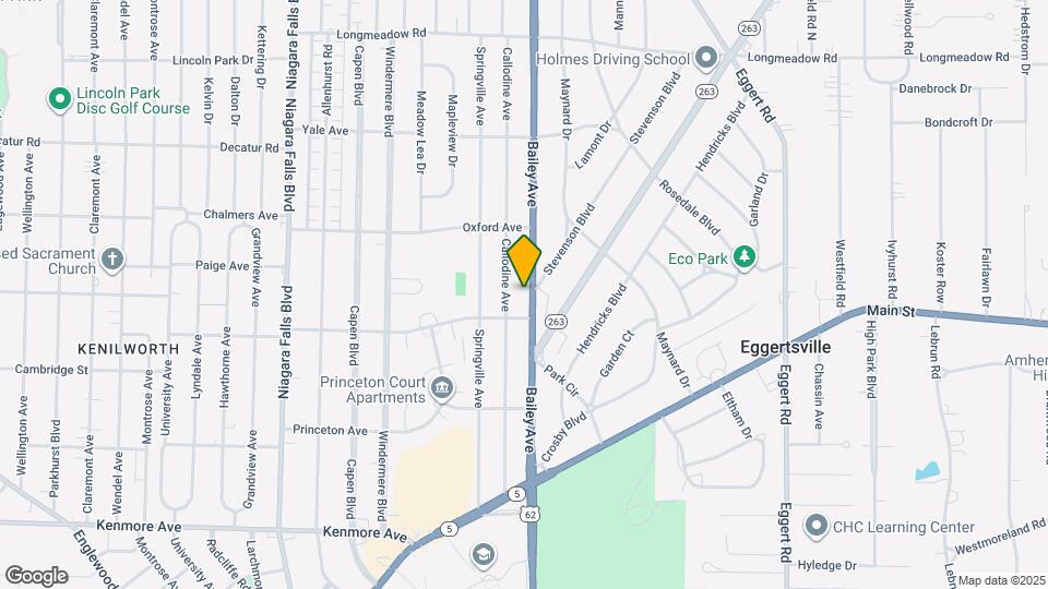 4034 Bailey Ave Map and Location Details