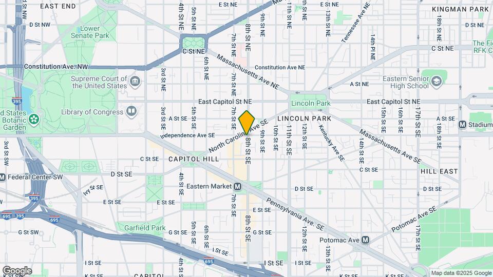 201 8th St SE Map and Location Details