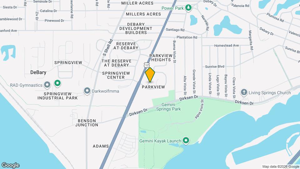 391 Pine Springs Dr Map and Location Details
