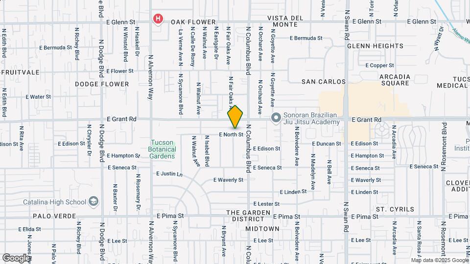 4227 E North St Mapa y Detalles de la Ubicación