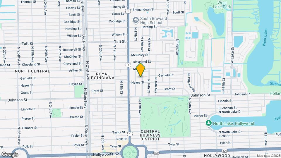 1114 N 17th Ave Map and Location Details