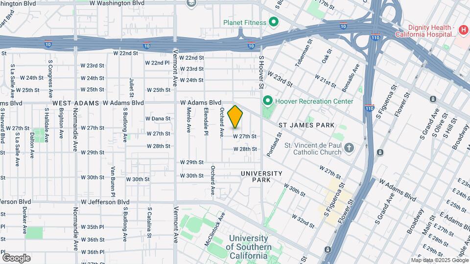 1163 W 27th St Map and Location Details