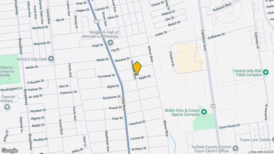 905 Ferndale Blvd, Unit Basement Apt Map and Location Details