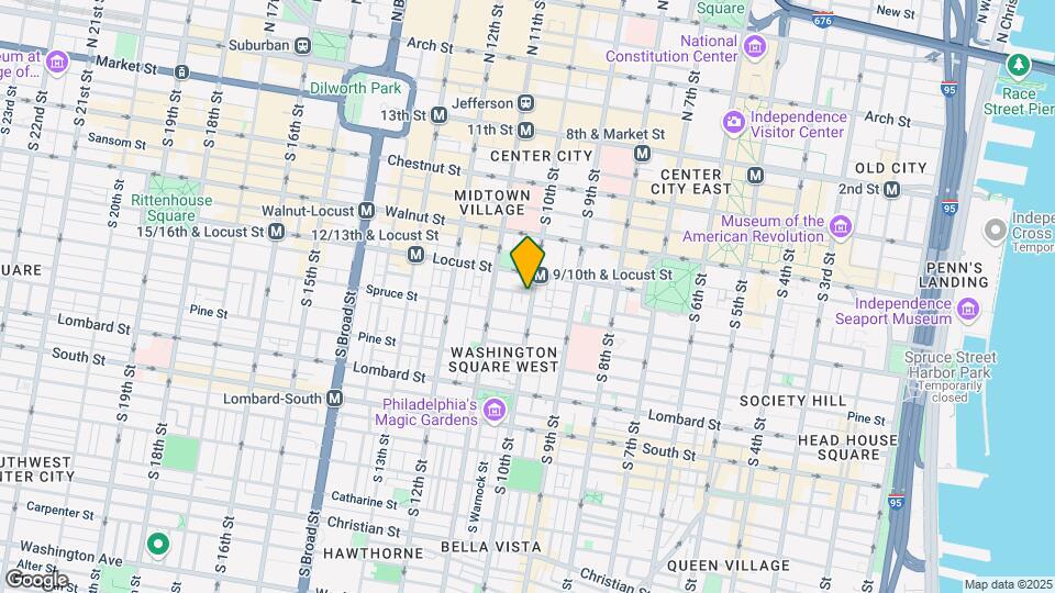 256 S 10th St, Unit 2F Mapa y Detalles de la Ubicación