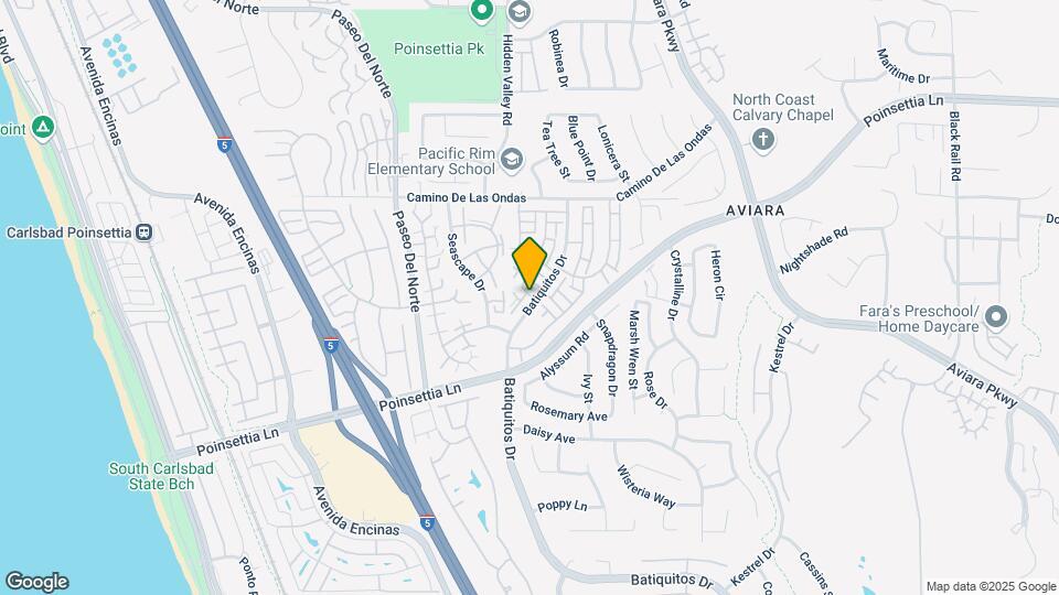 6941 Batiquitos Dr Map and Location Details