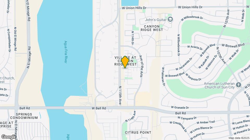 17656 N 114th Ln Map and Location Details