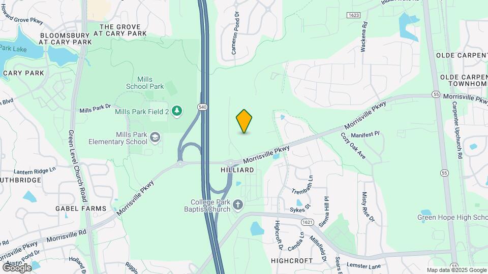 Legacy Cary Apartments Map and Location Details
