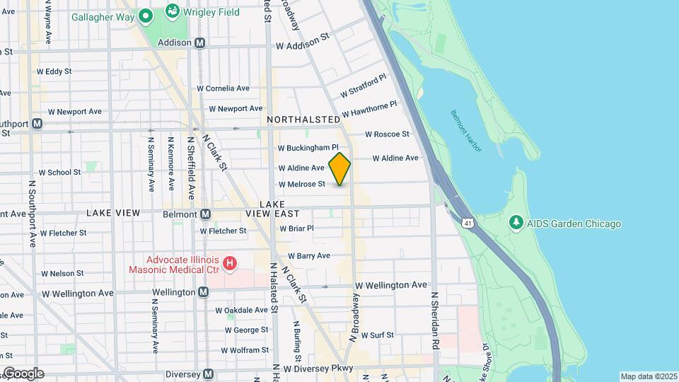 617 W Melrose St, Unit 619-C2 Map and Location Details