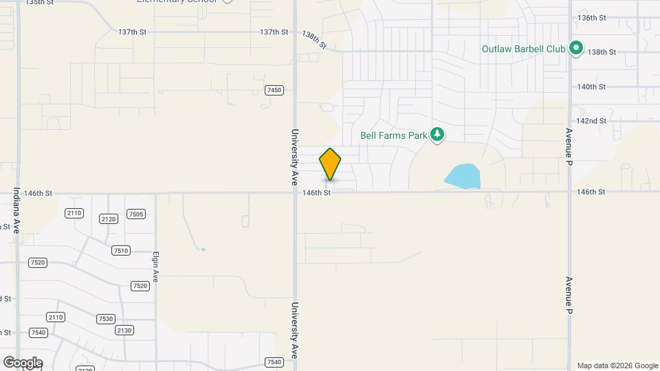 14415 Avenue X Map and Location Details