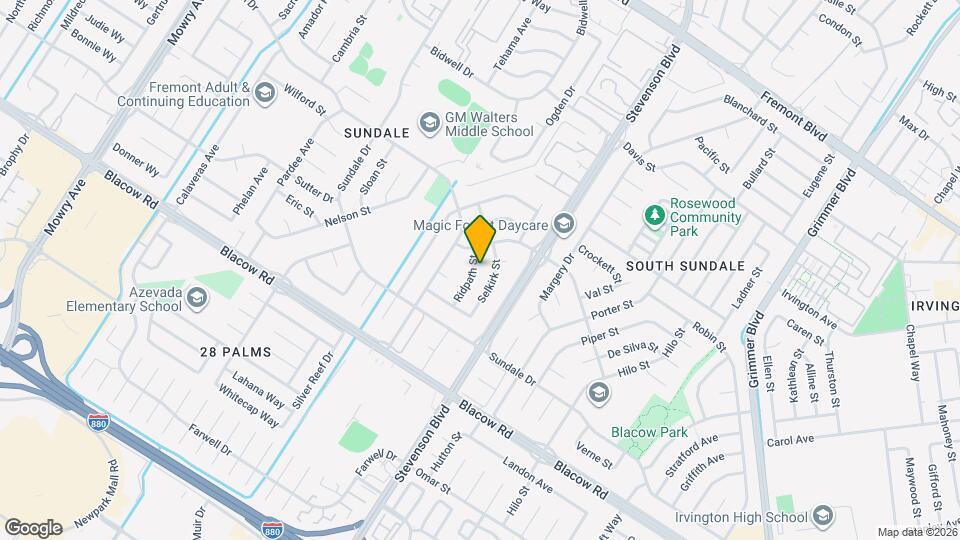 4658 Ridpath St Map and Location Details