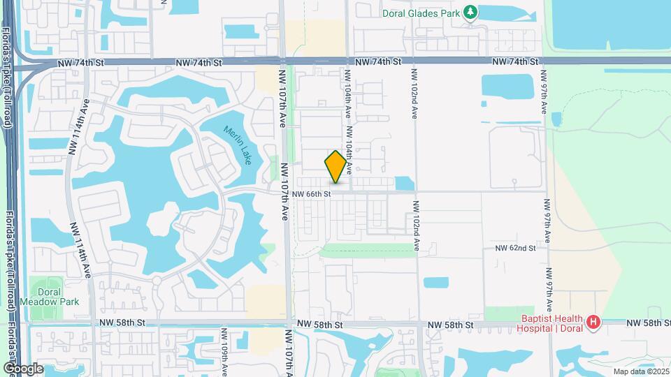 10445 NW 66th St Map and Location Details