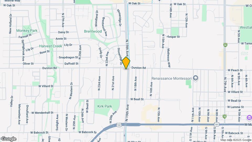 519 N 19th Ave Map and Location Details