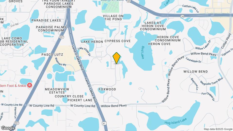 1418 Foxwood Dr Map and Location Details