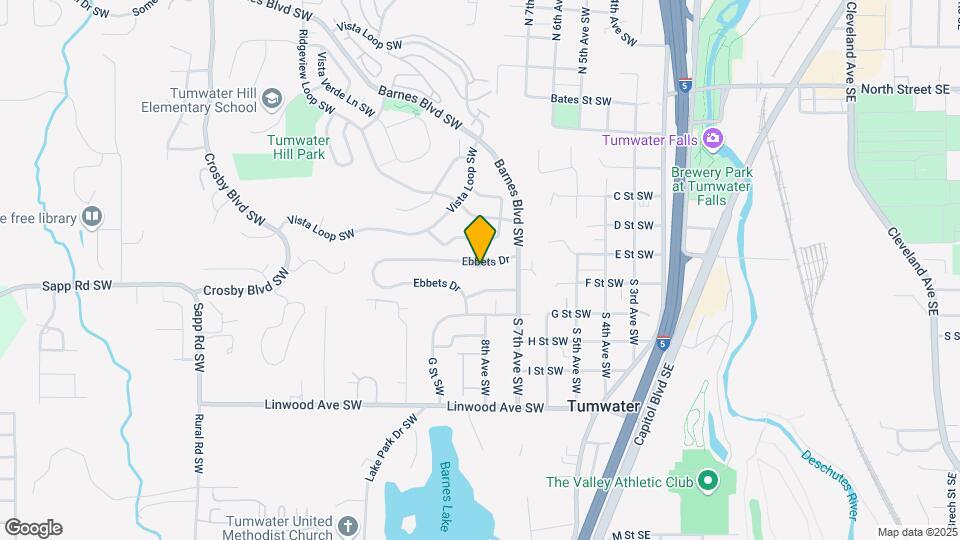 865 Ebbets Dr Map and Location Details