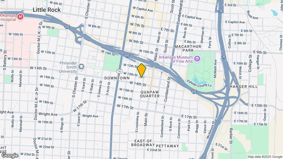 1310 Louisiana St Map and Location Details