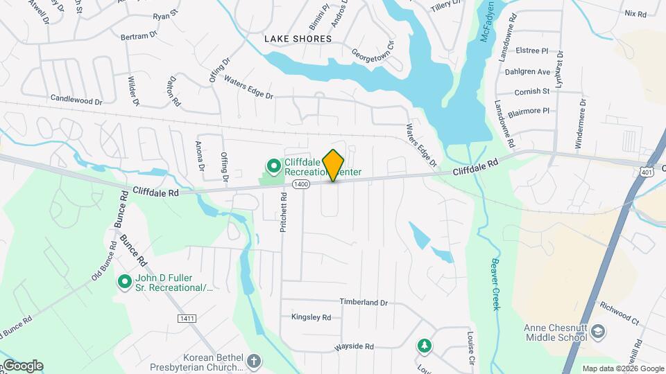 6341 Cliffdale Rd Map and Location Details