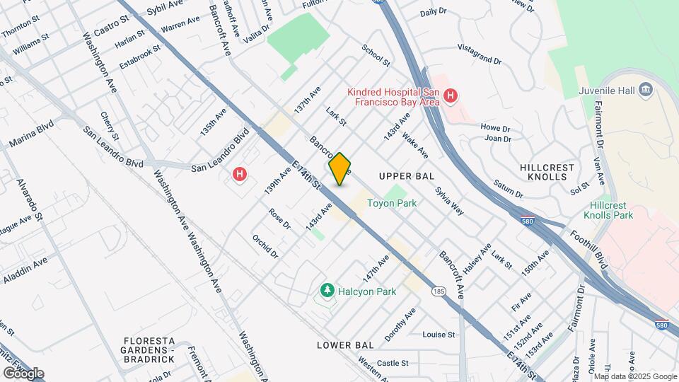 14288 E 14th St Mapa y Detalles de la Ubicación