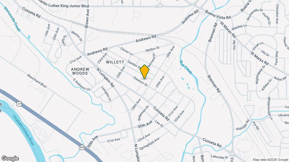 2713 Dawson St Map and Location Details