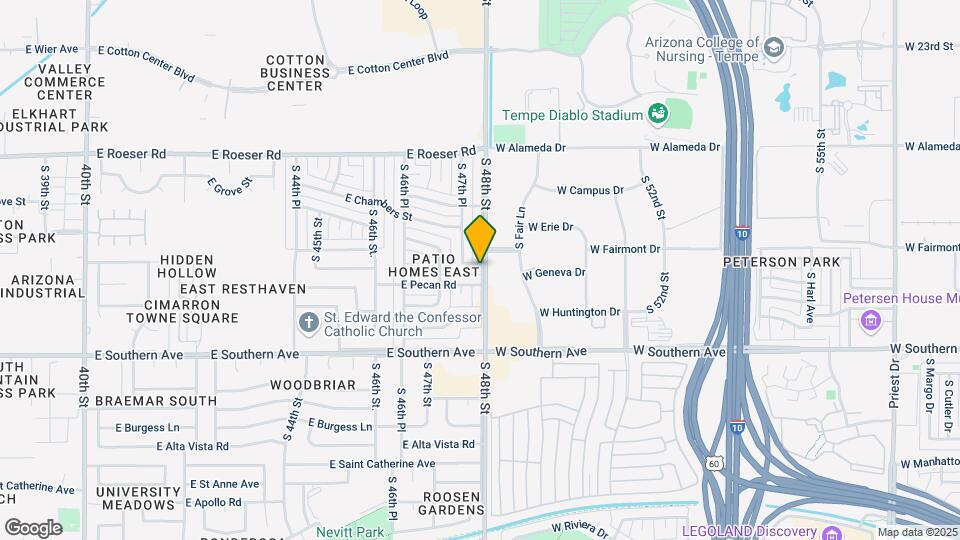 4739 E Sunland Ave Map and Location Details