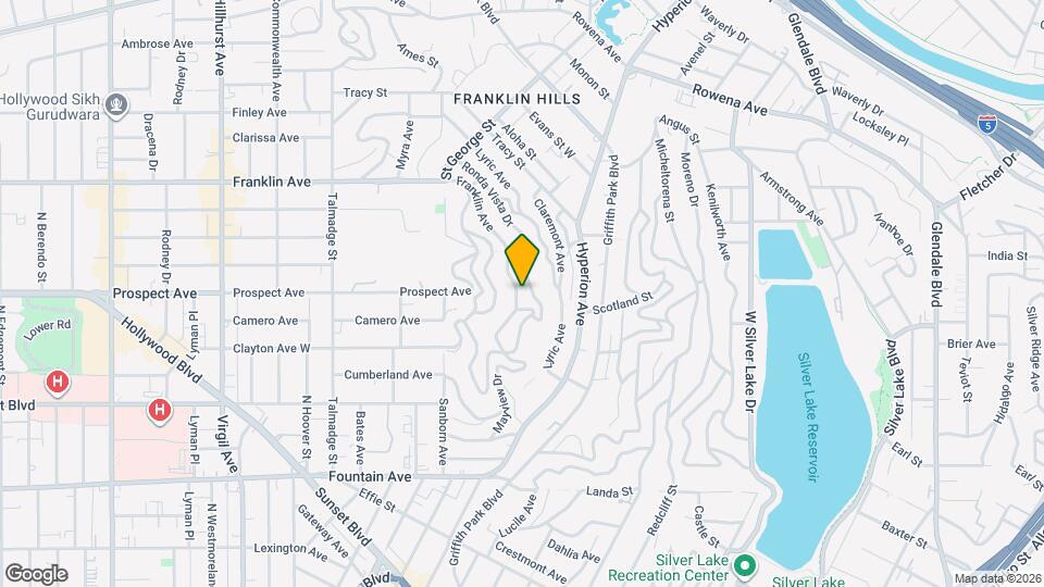 3815 Franklin Ave Map and Location Details