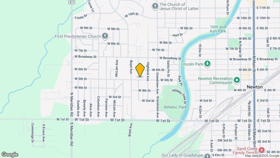 918 W 5th St Map and Location Details