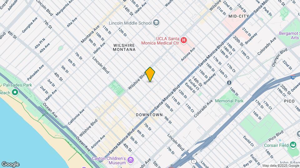 1245 10th Street Mapa y Detalles de la Ubicación