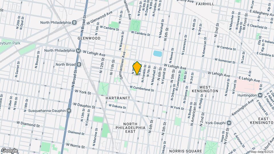 2554 N 8th St Map and Location Details