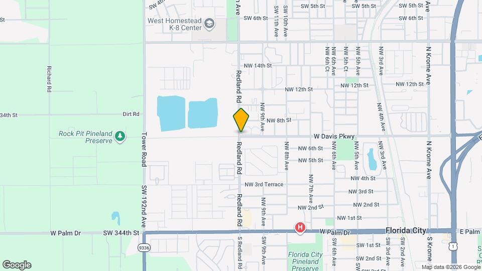 1074 W Davis Pkwy Map and Location Details