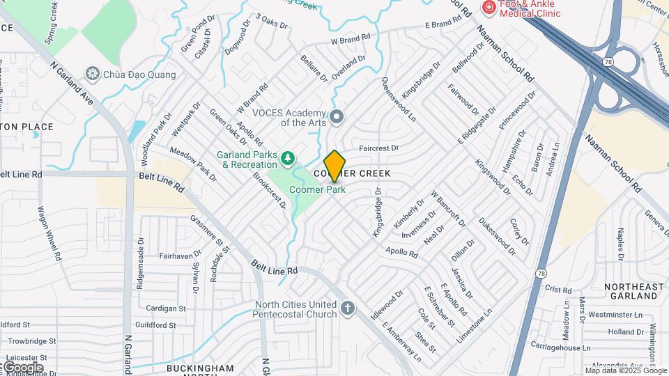 421 Pebblecreek Dr Map and Location Details