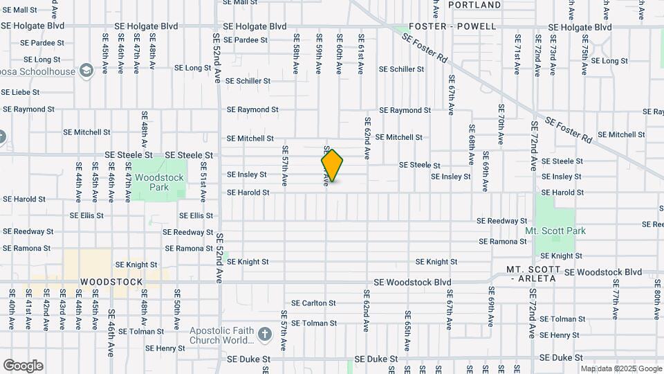 5436 SE 60th Ave Map and Location Details