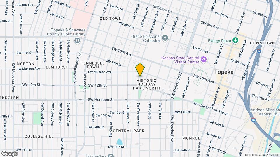 1118 SW Western Ave-Unit -3 Map and Location Details