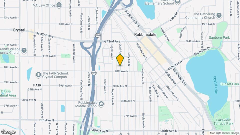 4013 Quail Ave N Map and Location Details