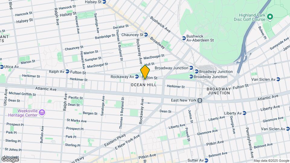 147 Rockaway Ave Map and Location Details