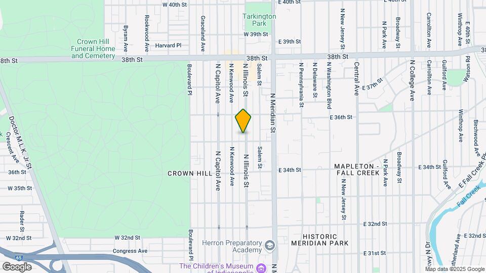 3512 N Illinois St Map and Location Details