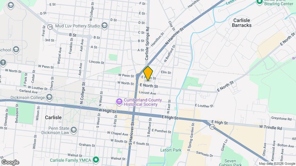 47 N East St Map and Location Details