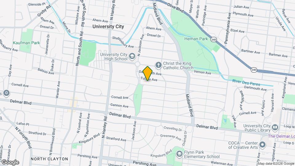 7359 Amherst Ave Map and Location Details