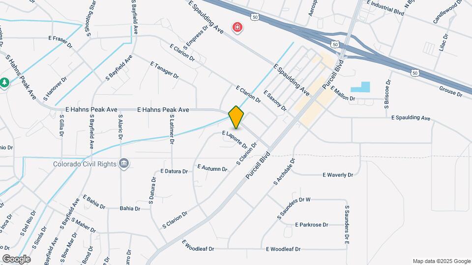 673 E Laporte Dr Map and Location Details