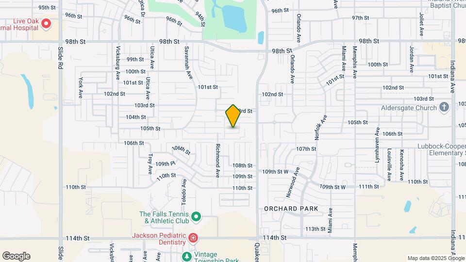 4418 106th St Map and Location Details